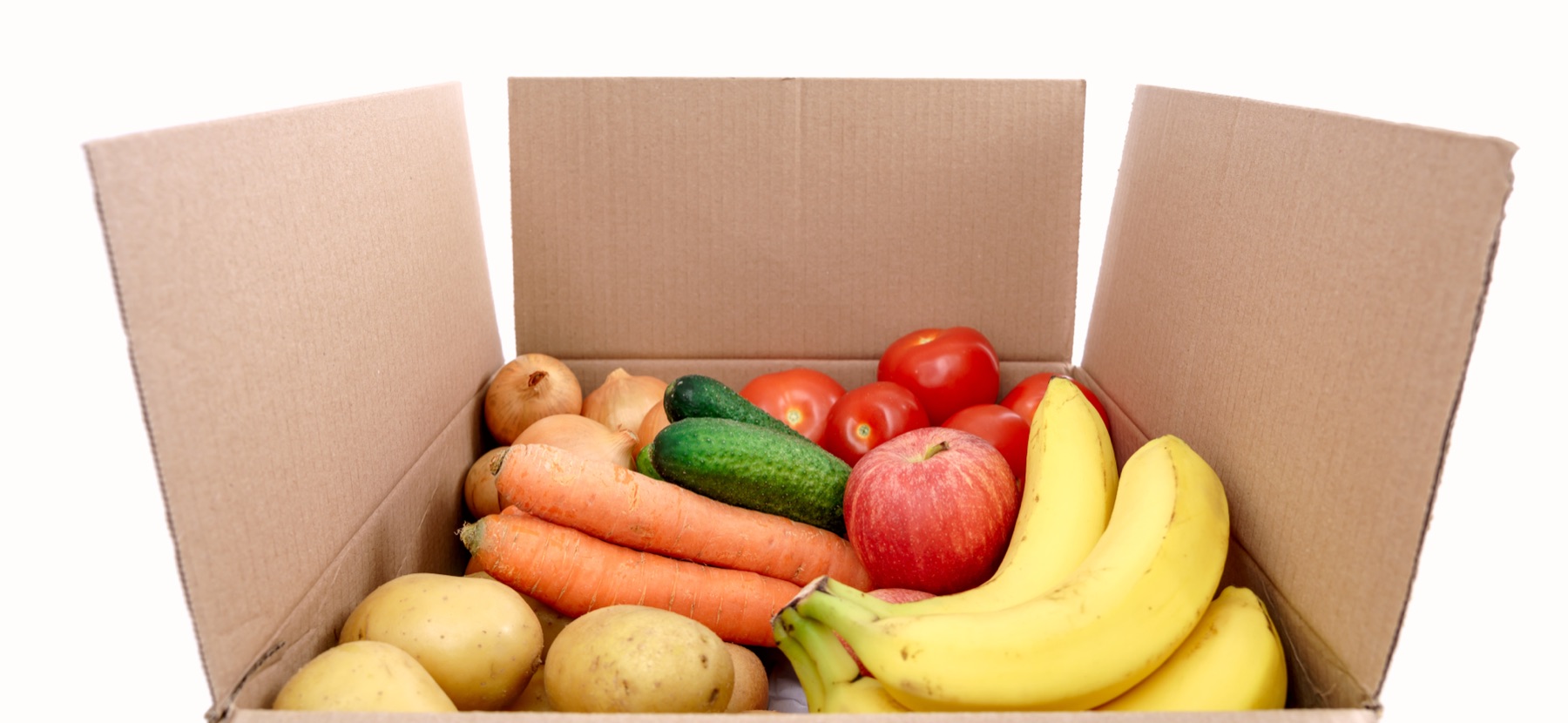Box of fresh produce for TCL members